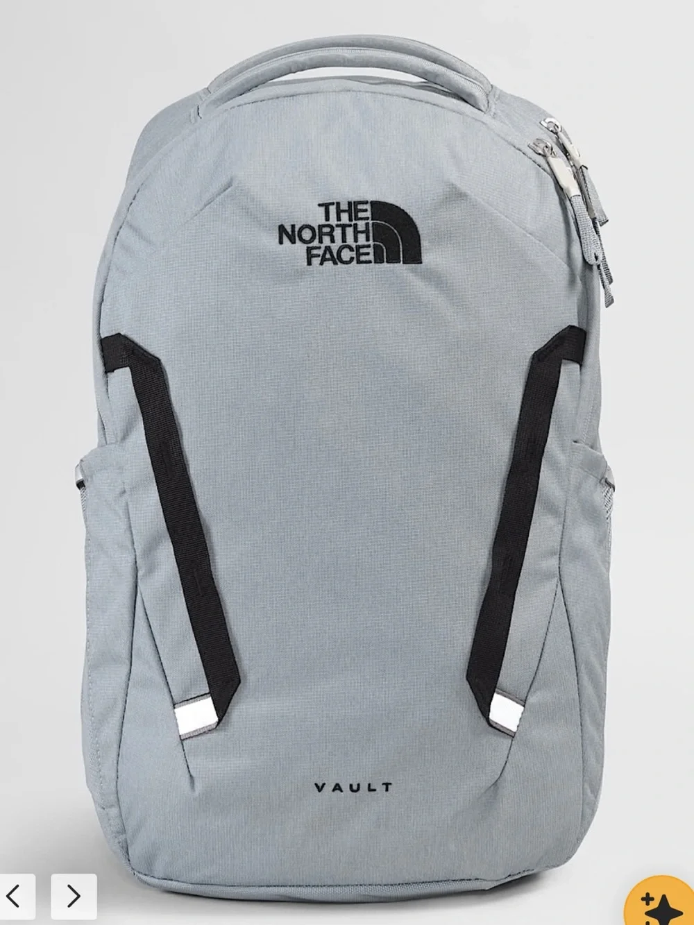 The North Face Adult Vault Backpack Campus Dark Grey NWT Padded Panel Laptop
